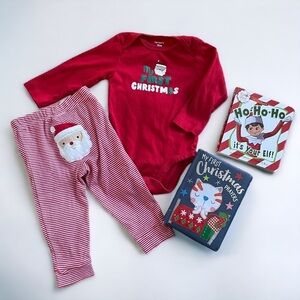Carters “my first Christmas” pajama set size 12M